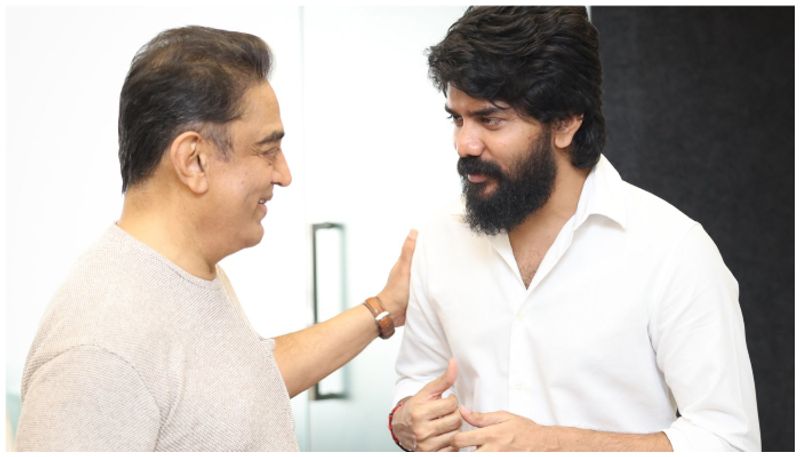 Actor Kavin meets and greets Kamal Haasan