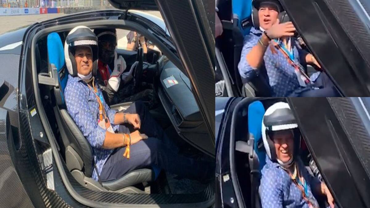 sachin tendulkar rides battista