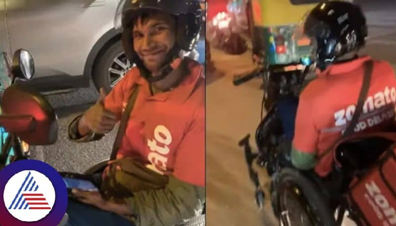 Specially Abled Delivery Agent Drives Unique Wheelchair; Zomato Calls Them Heroes Vin