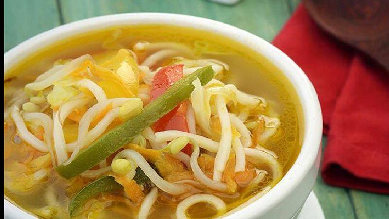 How to make Noodles  Veg Soup in Tamil 