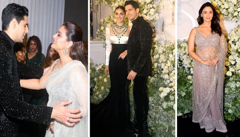 Sidharth Malhotra, Kiara Advani Reception: Abhishek Bachchan, Alia  Bhatt, Kajol, attend starry bash vma