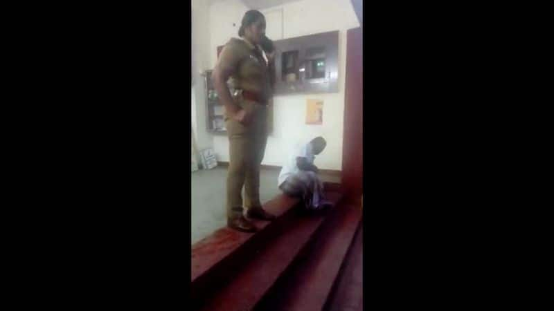 a farmer cummit suicide in front of police officers in ammaiyanayakkanoor police station