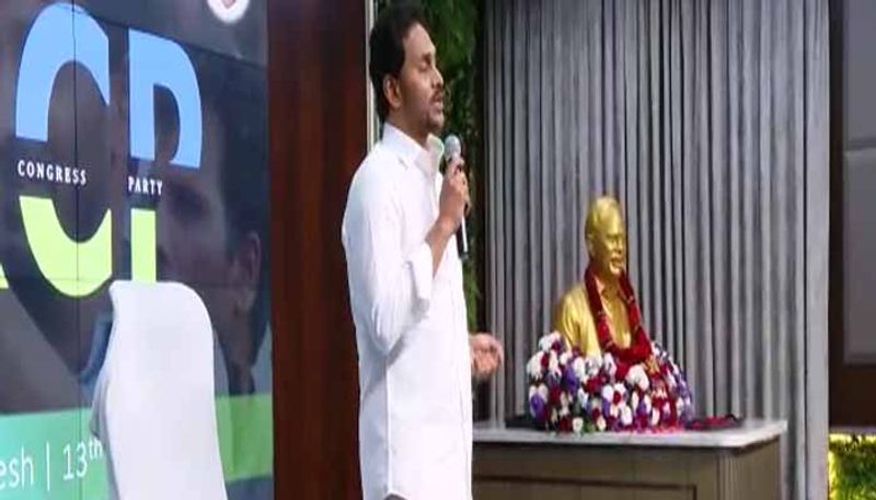    Andhra Pradesh  CM YS Jagan meeting with  YCP MLC  Candidates  in Amaravathi