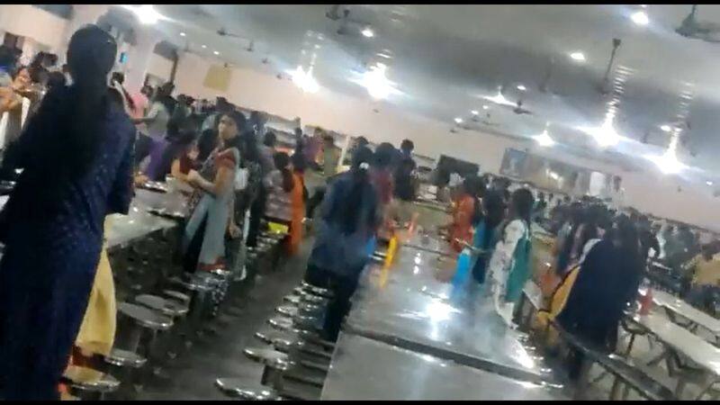 clash between north indian workers and tamil students in college campus in coimbatore