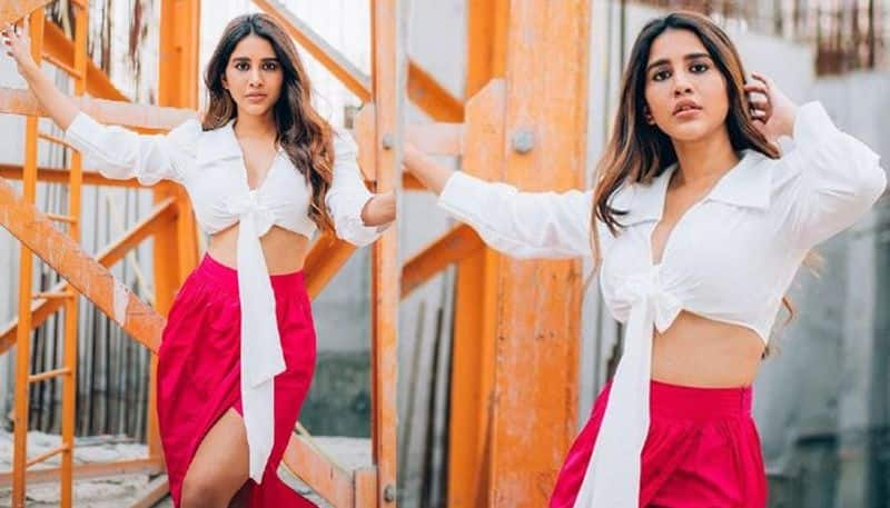 young actress nabha natesh stunning sills in trendy wear