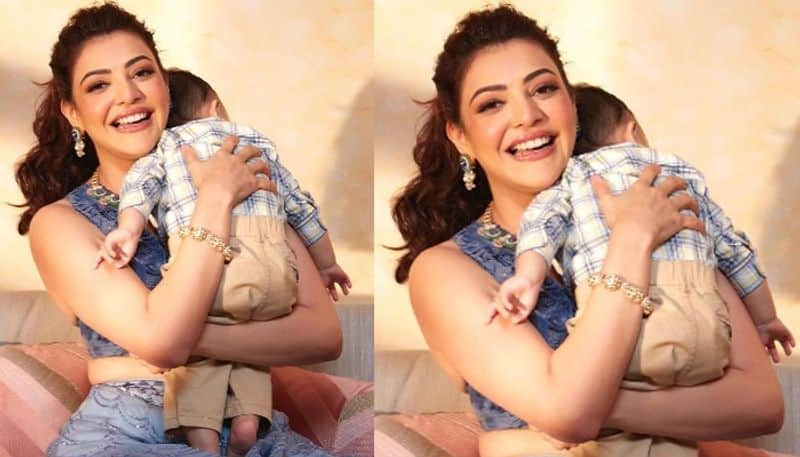 Kajal Aggarwal shared a cutest pic with her son neil