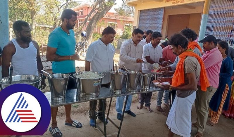 dharamsthala devotees who come on foot are hosted by a team of chikkamagaluru youths ash