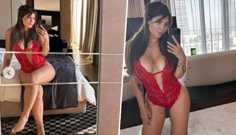 SEXY Pictures video Mauro Icardi's ex-wife Wanda Nara flaunts assets in red-hot intimate lace bodysuit celebrates self-love trolled snt