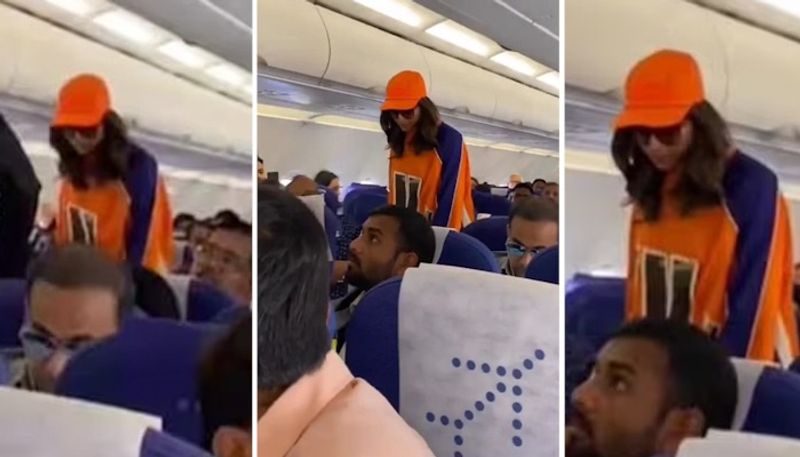 deepika padukone thrills the internet by flying  in economy class in flight video ash 