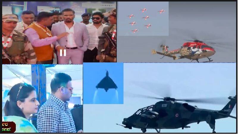 Sunil Shetty came to watch the air show, Indian soldiers indigenous weapons made showstopper in Aero India exbihition akb