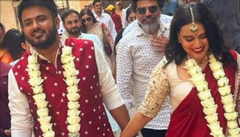 Swara Bhasker reveals she wore her mother saree and jewellery for wedding with Fahad Ahmad sgk