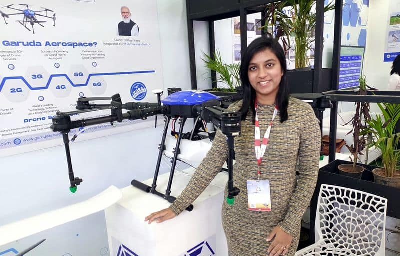 Aero India 2023 Kisan drone that detects crop disease and sprays medicine highlighted in Aero India akb