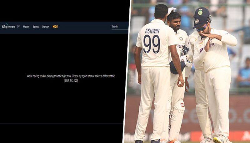 ind vs aus 2022-23 Meme fest explodes after Disney+ Hotstar suffers outage amid India vs Australia second Test in Delhi snt