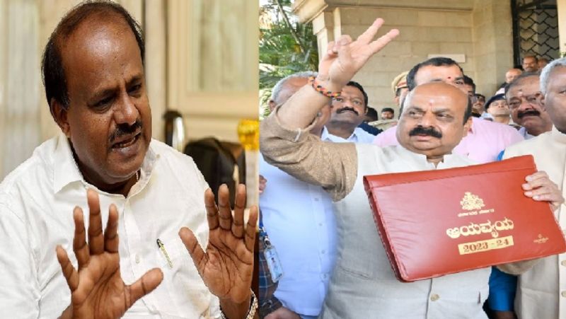 Karnataka Budget 2023 24 Bommai Budget fails to attract voters Kumaraswamy criticizes sat