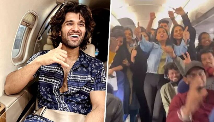 Vijay Devrakonda keeps his promise, sents 100 fans to Manali; see inside flight video