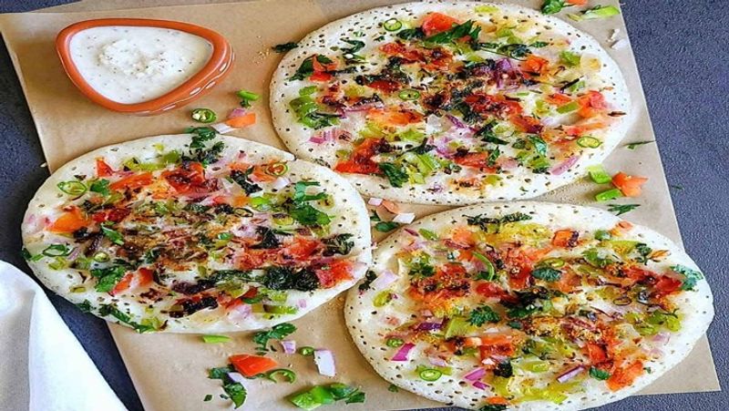 How to make Cheese Masala Uttapam in Tamil 