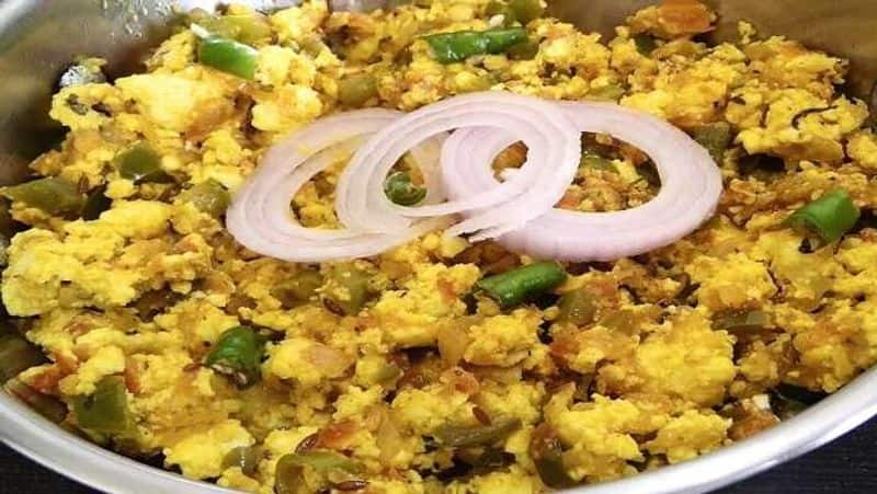 How to  make Paneer Bhurji  Recipe in Tamil