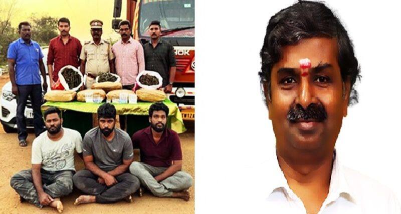 vinoth kumar who was arrested in the ganja smuggling case is not from bjp says ranganayakulu