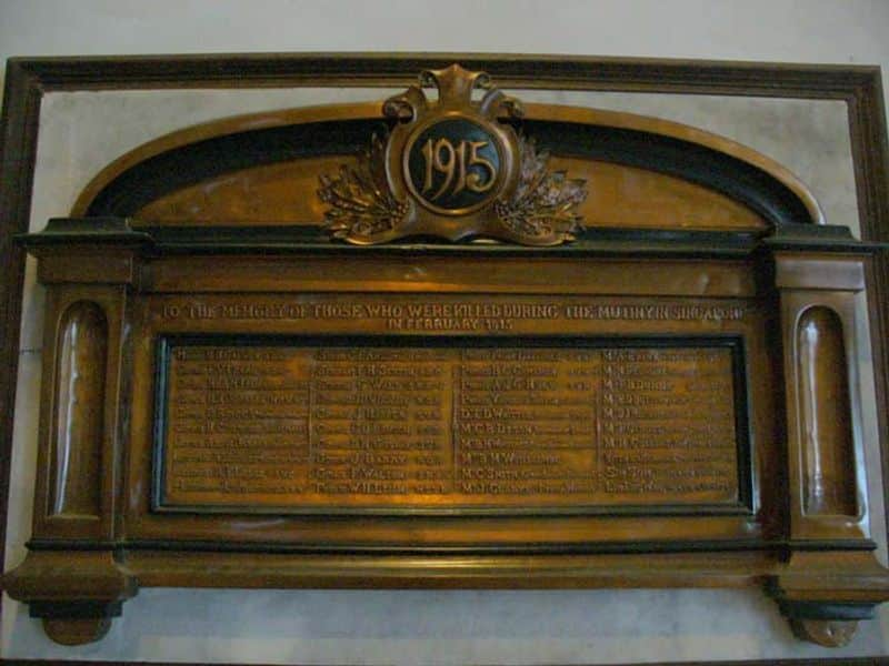 Singapore Mutiny Memorial at Victoria Memorial Hall, Singapore