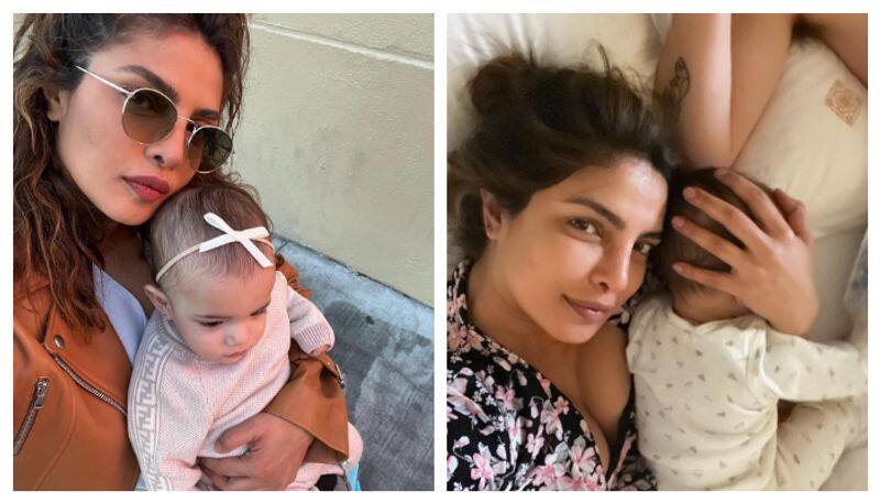 Priyanka Chopra finally shows dauthers  face on Instagram as well 