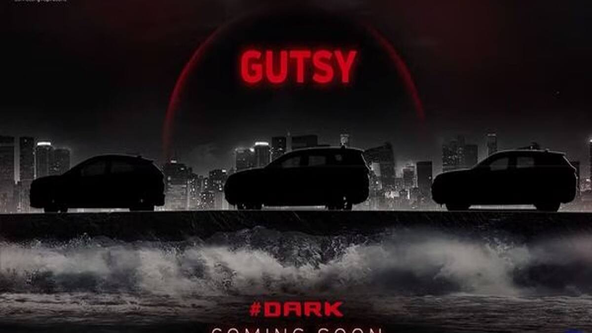 Tata Harrier Red Dark Edition teaser