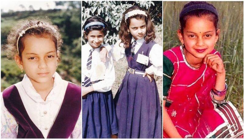 Kangana Ranaut shares unseen childhood photos and reveals she bunked classes for photo shoots sgk