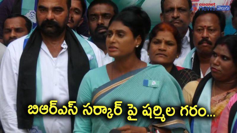 YSRTP Chief YS Sharmila Serious on Telangana Ministers and BRS MLAs 