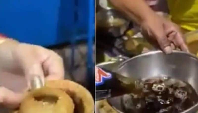 Pani Puri Served With Thums Up Fusion Food azn