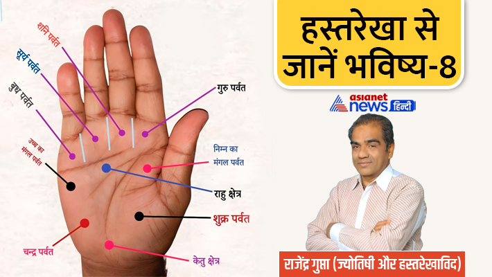 जानें हथेली पर कितने पर्वत होते हैं... जानें हथेली पर कितने पर्वत होते हैं...