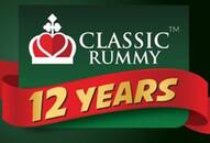 India's leading online rummy Portal, Classic Rummy, marks its 12th year anniversary with whopping wins for all