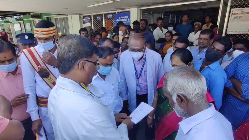 mayiladuthurai collector inspect district government hospital today