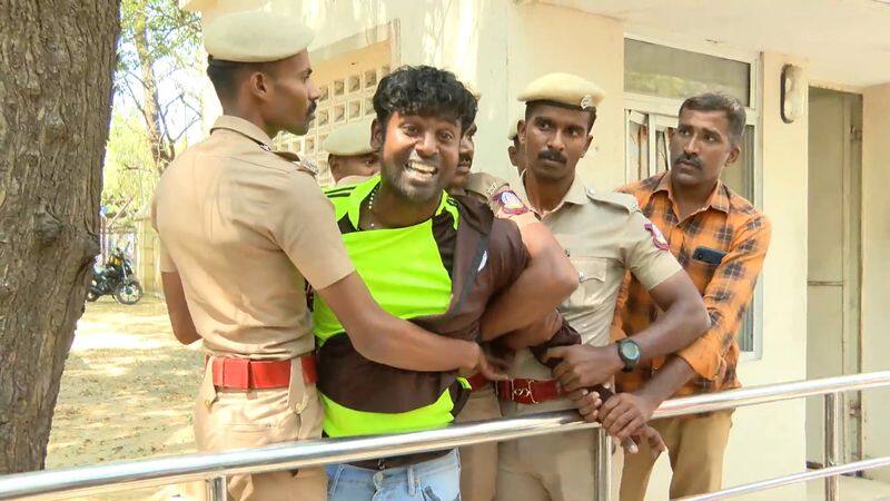 young man attempt suicide in tirunelveli collector office