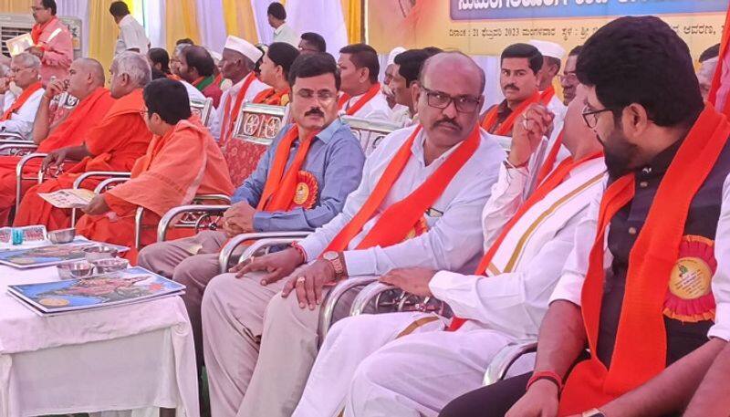 Ron BJP Ticket Aspirants who Showed Solidarity in Gadag grg