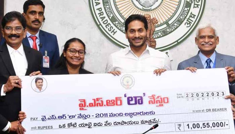 AP CM YS Jagan Releases Law Nestham Funds