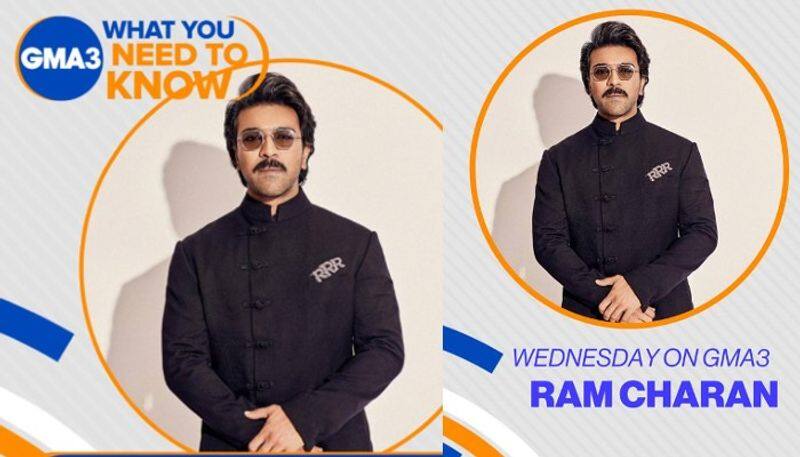 RRR star Ram Charan to appear on Good Morning America fans say he makes India proud