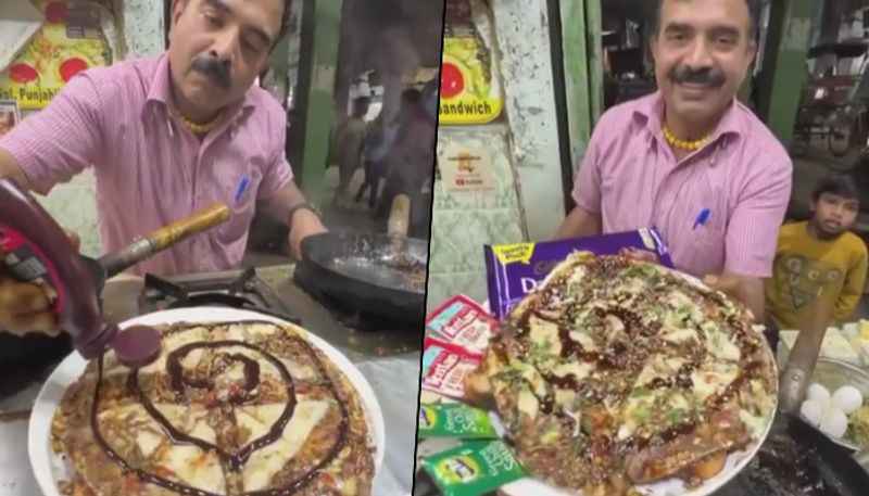 Street food vendor prepares Dairy Milk omelette, leaves netizens in bitter; watch video - gps