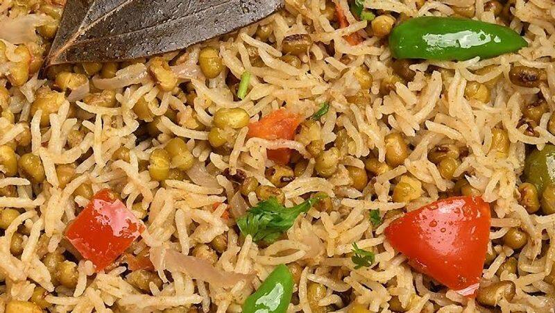 How to make Green Gram Rice in Tamil