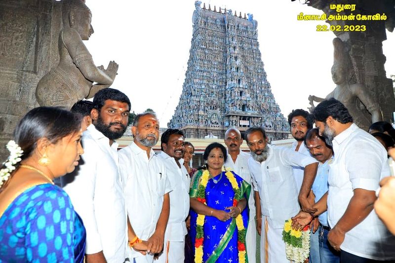 governor tamilisai soundararajan visit meenakshi amman temple madurai