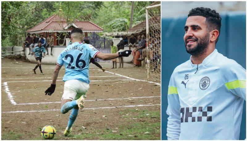 Manchester City Shares birth day wishes to Riyad Mahrez with a photo from kerala saa