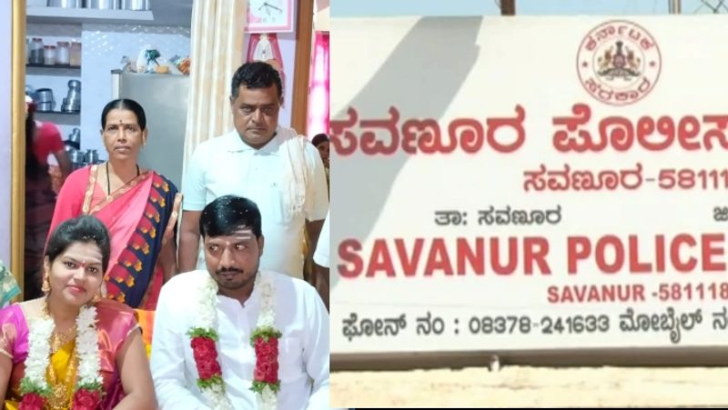 Haveri Unable to pay the marriage debt parents hanging married daughter also committed death sat