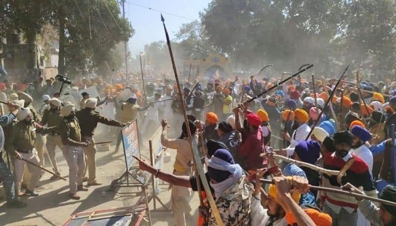 'Cancel case or face consequence': Khalistani leader Amritpal Singh supporters clash with police in Amritsar AJR