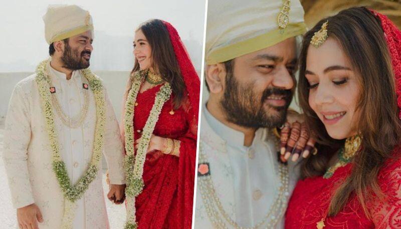 Actress Maanvi Gagroo ties the knot with her longtime boyfriend Varun Kumar; See first wedding photos vma