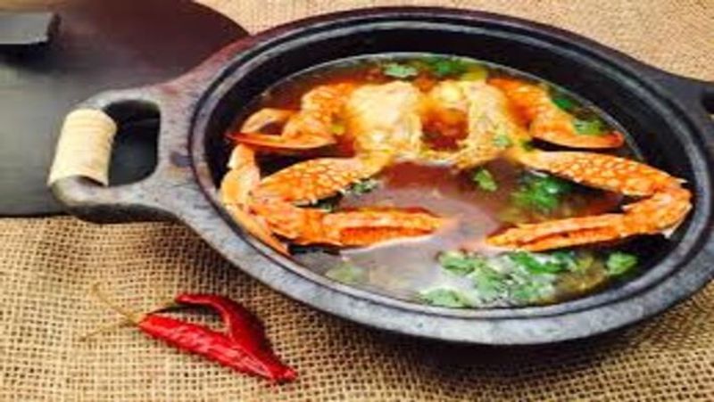 healthy and tasty nandu rasam or crab rasam recipe in tamil mks