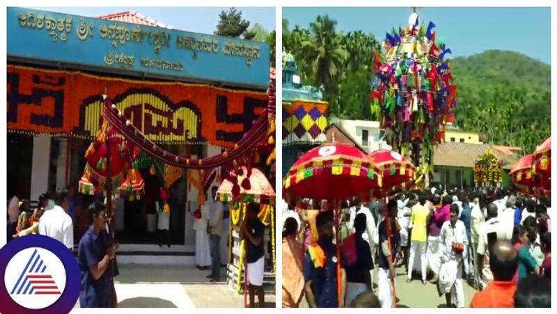 Maha Rathotsava in the presence of Horanadu Annapoorneshwari Temple gow