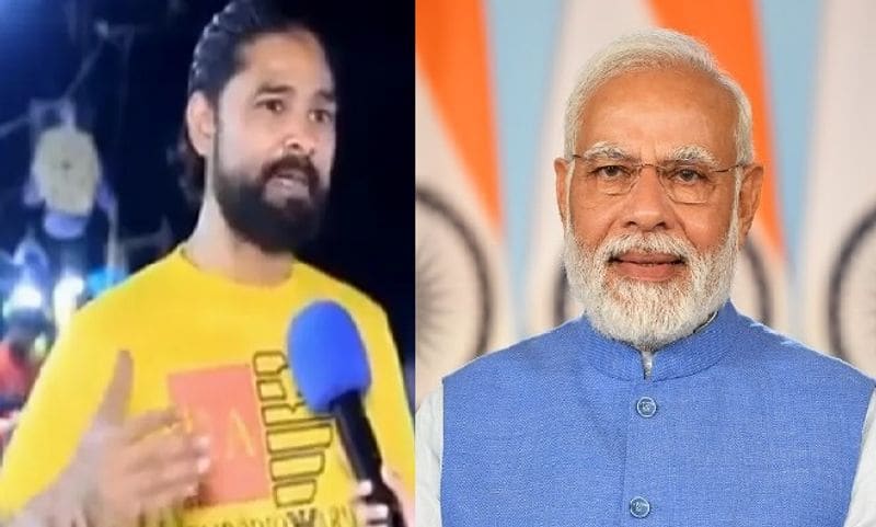 Pakistani man praises Modi as a great man and video goes viral