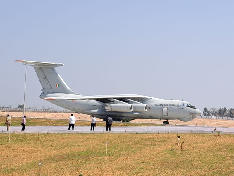 Prime Ministers Special Security Force arrived at Sogane Airport from Delhi at shivamogga rav