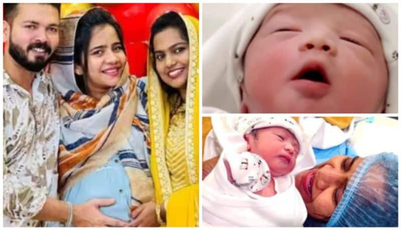 mashura basheer show face of new baby and reveal name vvk