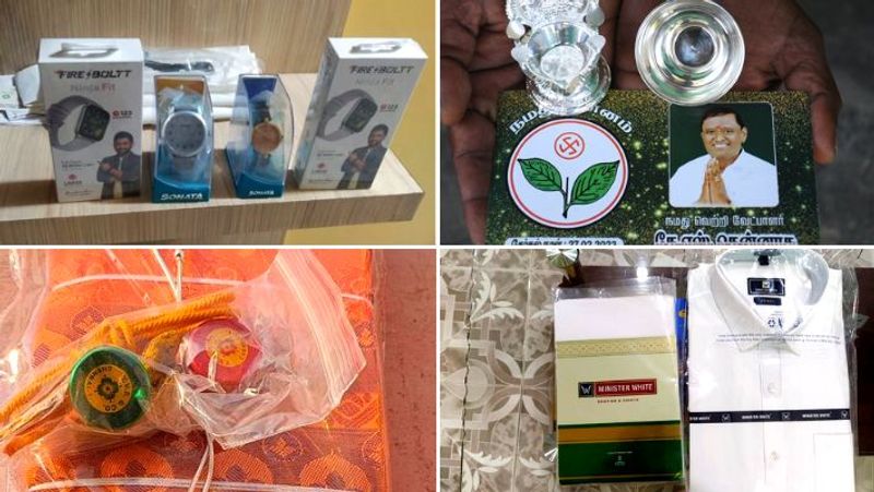 Gift items for Erode East Constituency voters