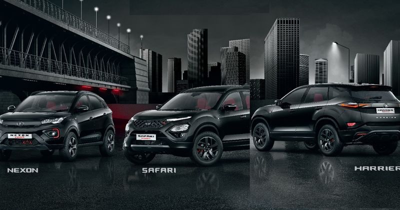 Tata Motors launch iconic dark edition nexon harrier and safari with most premium features ckm