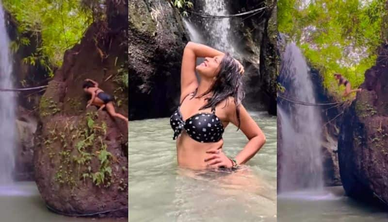 actress amala paul sahre adventure video at bali nrn 